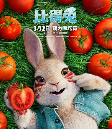 《比得兔》萌物变身时尚icon 网罗2018春夏流行元素